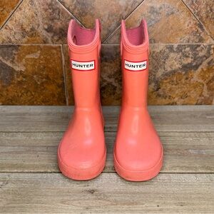 Hunter Kids Coral Rain Boots